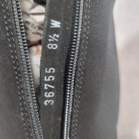 La Canadienne Jennifer Women's Size 8.5 WW US Black Suede Zipper Knee-High Boots - Picture 11 of 12